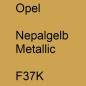 Preview: Opel, Nepalgelb Metallic, F37K.